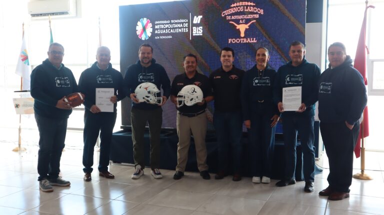 Universidad Tecnológica Metropolitana de Aguascalientes firman convenio con Cuernos Largos