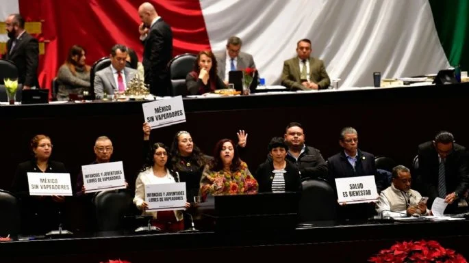 Cámara de Diputados aprueba reforma que prohíbe los vapeadores y el fentanilo