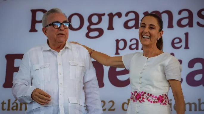 “Nunca los vamos a dejar solos”: Sheinbaum promete “construir la paz” en Sinaloa