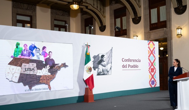 Migrantes mexicanos exponen en “La Mañanera del Pueblo” sus aportaciones a la economía de EUA y México