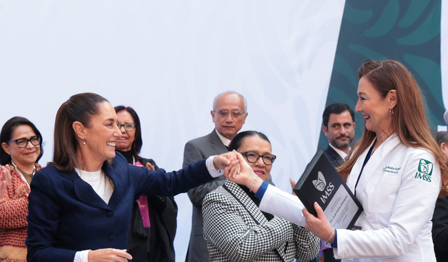 Presidenta resalta prioridades del IMSS