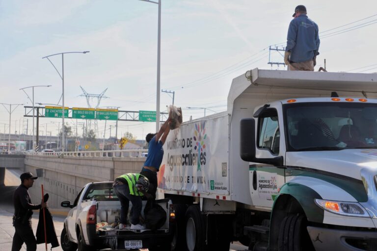 Municipios de Jesús María y Aguascalientes trabajan juntos para embellecer el entorno