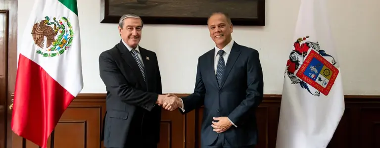 Florentino Reyes y José Antonio Arámbula inician transición en la Secretaría General de Gobierno