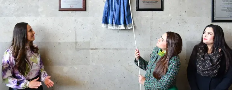 Tere Jiménez encabezó la develación de la Placa de Recertificación del CJM en Aguascalientes