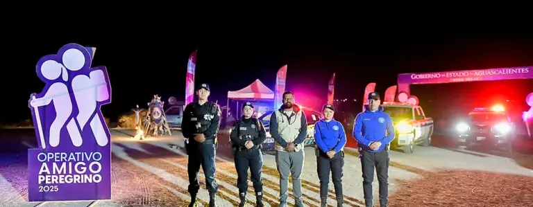 Operativo interinstitucional brinda seguridad a los peregrinos que se dirigen a San Juan de los Lagos