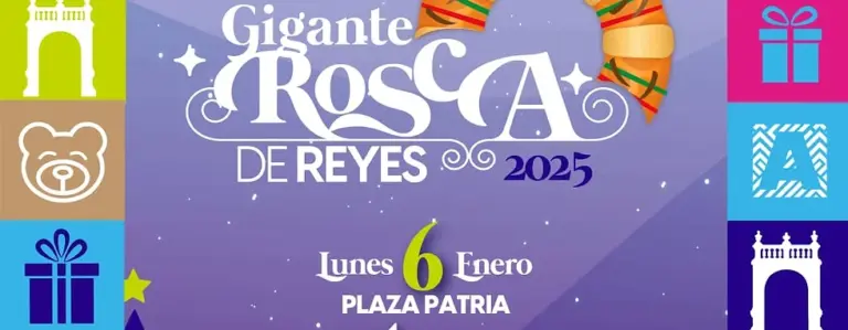 Gobierno del Estado de Aguascalientes invita este 6 de enero a disfrutar la tradicional Gigante Rosca de Reyes
