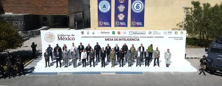 Aguascalientes y estados de la región acuerdan colaborar en trabajos de inteligencia