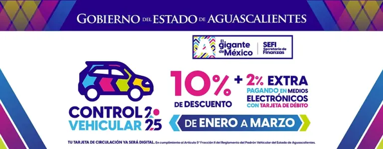 Ya puedes pagar tu control vehicular los sábados y en módulos móviles de los municipios