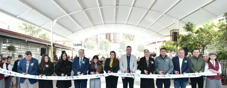Gobernadora de Aguascalientes entrega obras en la primaria “Carlos Barrón” y anuncia la construcción de 2 nuevas escuelas en Calvillo