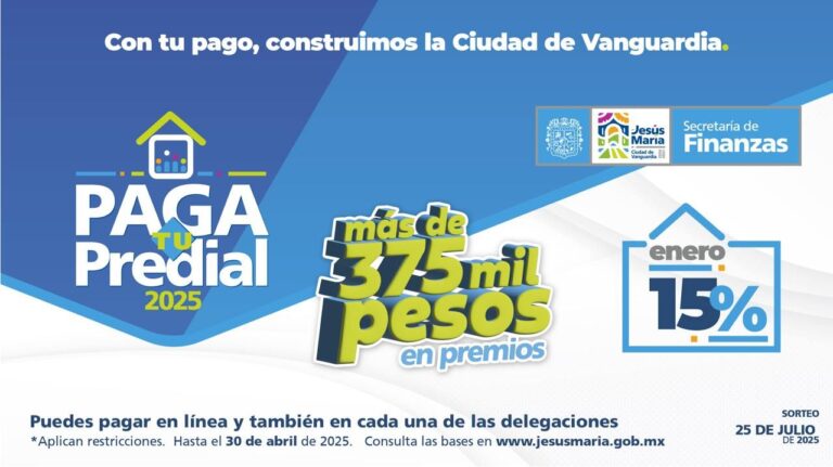 Incrementa la recaudación de predial en Aguascalientes con mayor adopción de pagos en línea