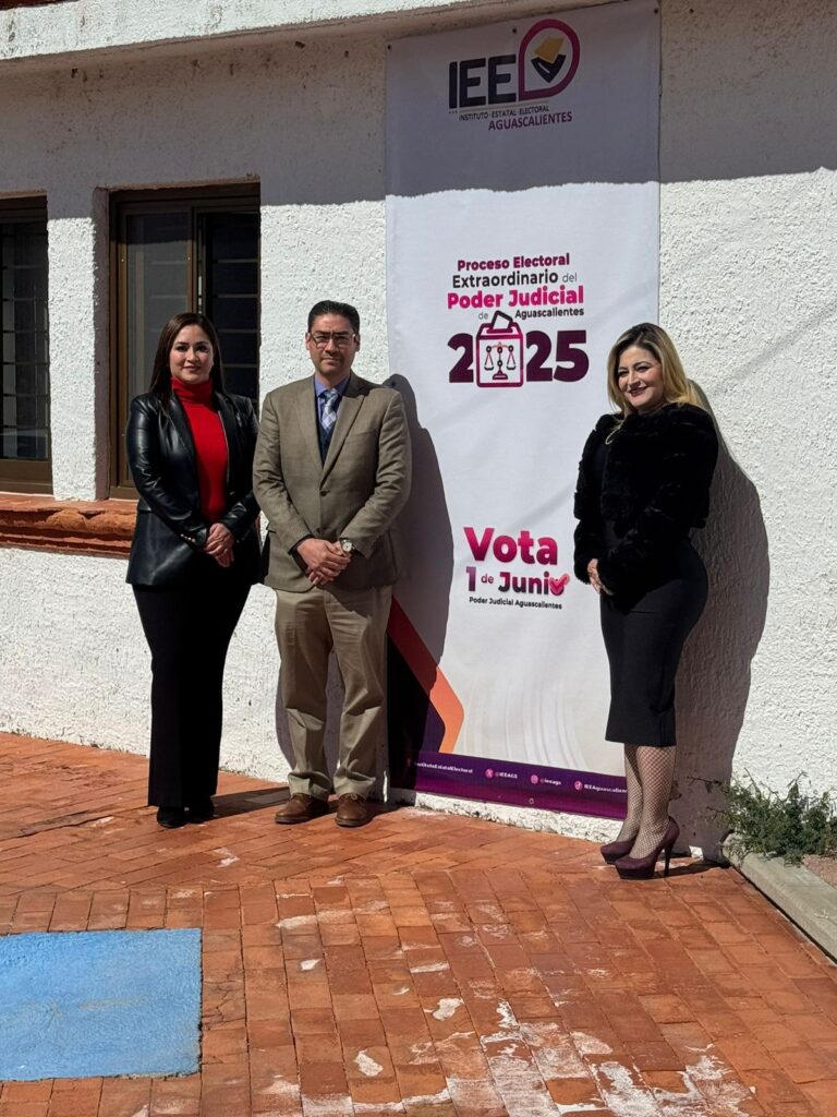 Reunión entre el Comité de Evaluación y el IEEAgs para revisar proceso electoral judicial