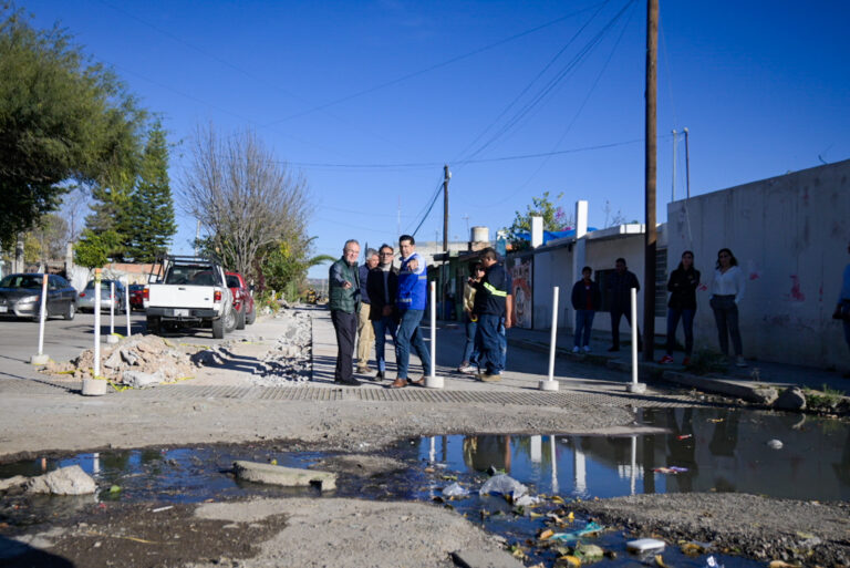 Supervisa Leo Montañez rehabilitación de red de alcantarillado en diversos puntos de la ciudad de Aguascalientes
