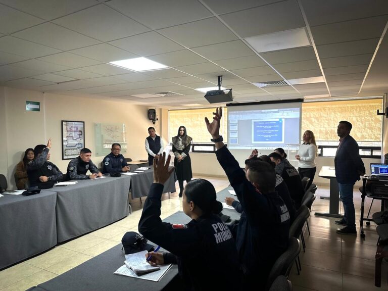 FGR imparte capacitación a elementos de la policía municipal de Calvillo