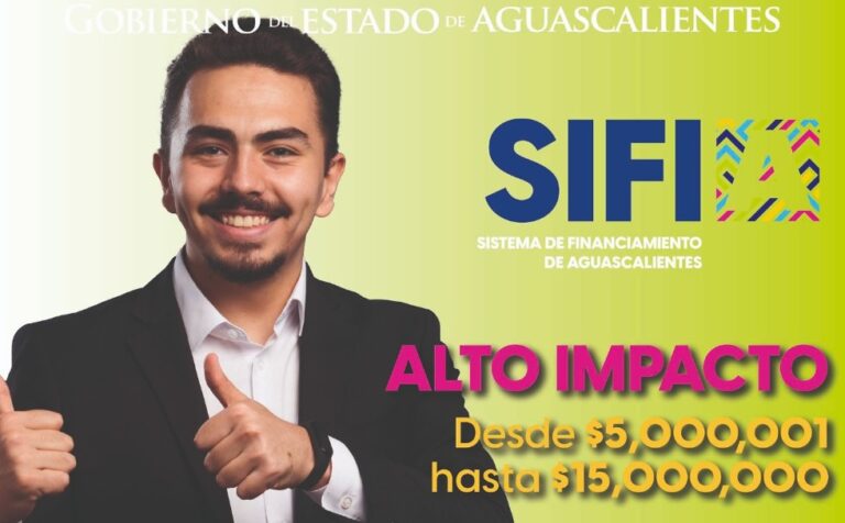 Financiamiento por hasta 15 millones para fortalecer empresas de Aguascalientes
