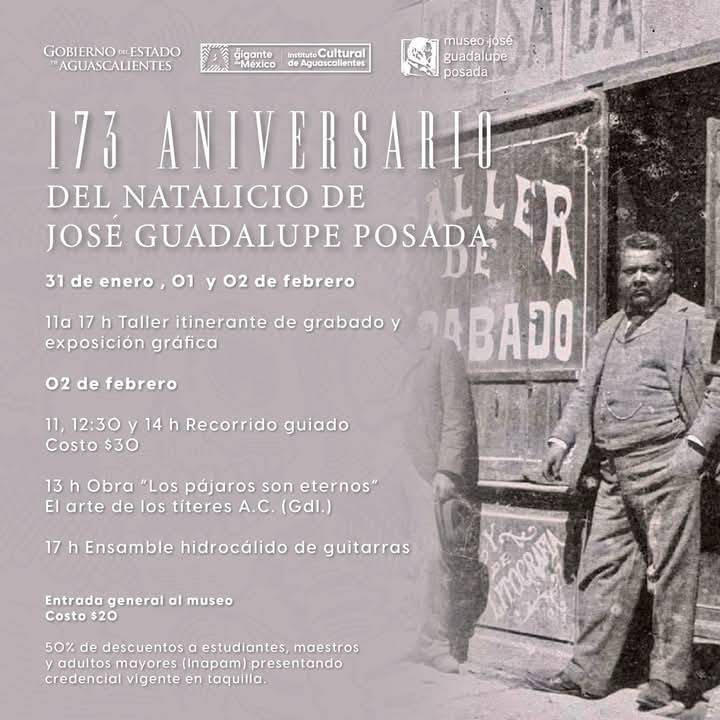 Aniversario del Natalicio de José Guadalupe Posada