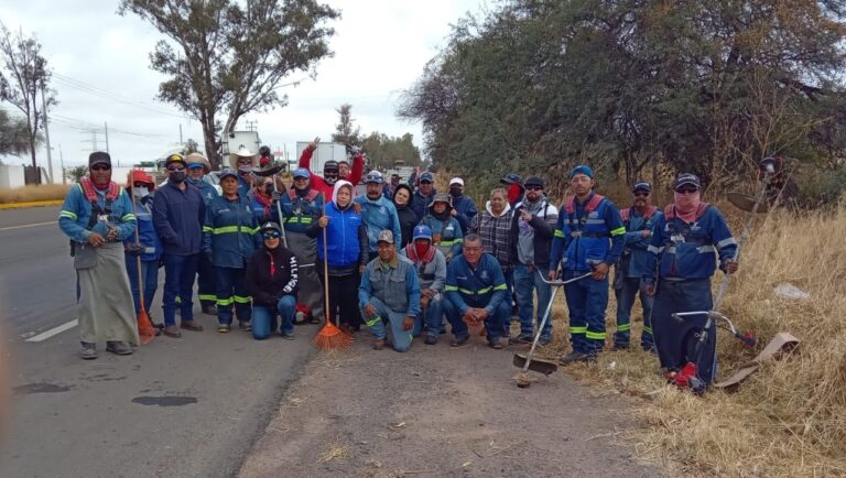 Municipio de Aguascalientes realiza megaoperativos permanentes de limpieza en carreteras