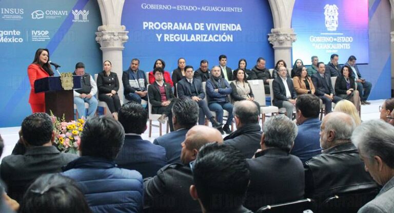 Aguascalientes se suma al ambicioso Programa de Vivienda y Regularización