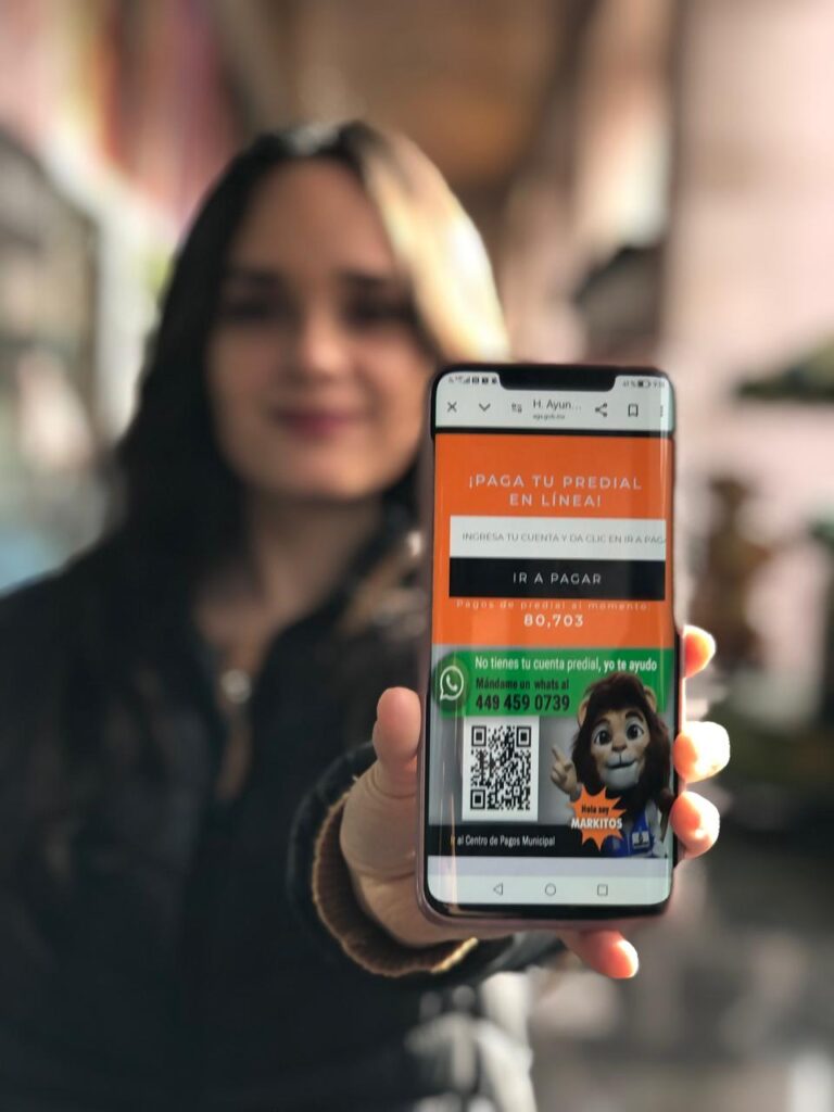Facilita municipio de Aguascalientes pago de Predial a través de WhatsApp
