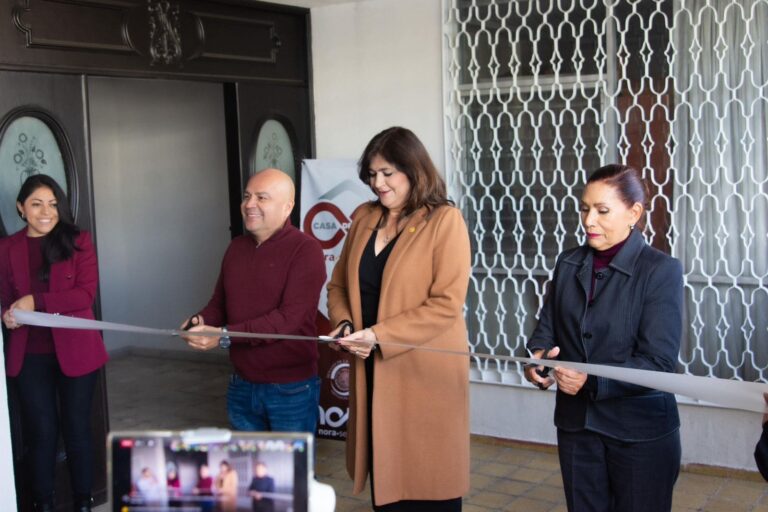 Senadora Nora Ruvalcaba Gámez inaugura Casa de Enlace