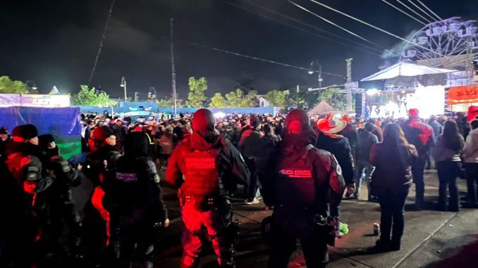 Continúa operativo de seguridad en fiestas de la Concepción en Calvillo