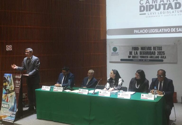 Foro sobre seguridad 2025 reúne a expertos en la Cámara de Diputados