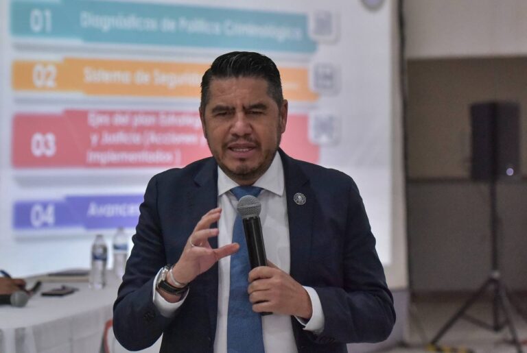 Manuel Alonso García imparte plática sobre el Plan “Blindaje Aguascalientes”