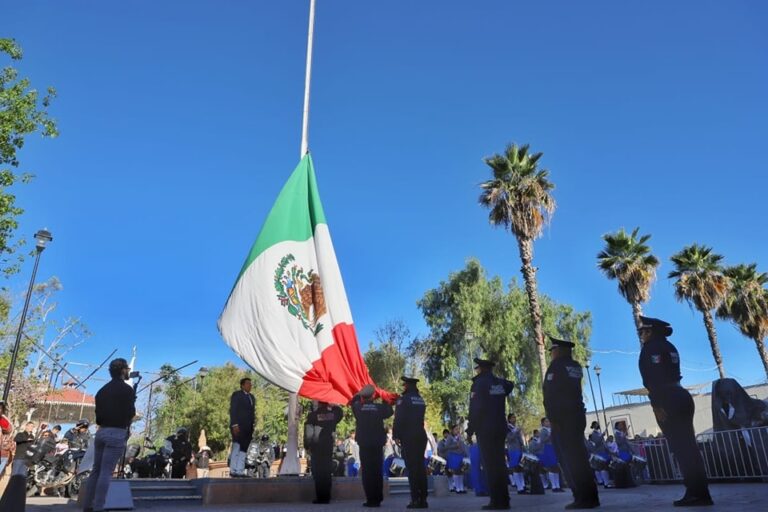 Conmemoran el Día de la Bandera con abanderamiento de delegaciones en Jesús María