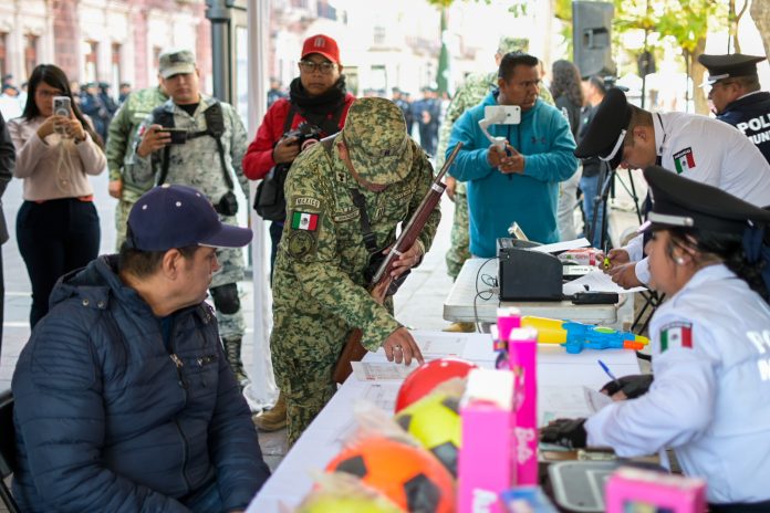 Aguascalientes, Sí al desarme, sí a la paz