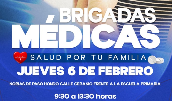 DIF municipal realizará brigada médica gratuita en Norias de Paso Hondo en Aguascalientes