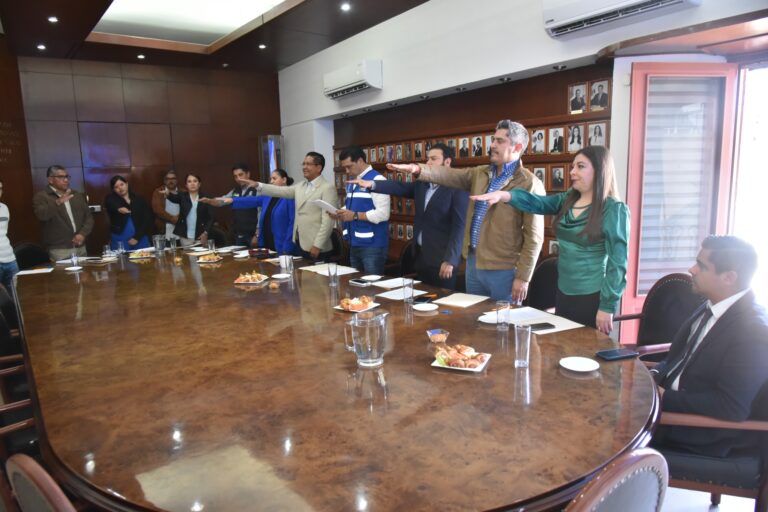 Toman protesta al Comité “Reciclando Ayudas al Medio Ambiente” 2024-2027 en Aguascalientes