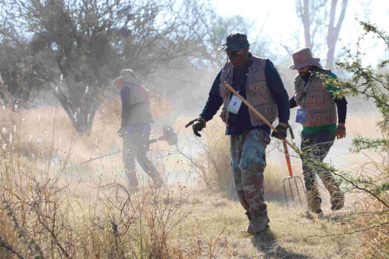 Municipio de Aguascalientes fortalece labores de desmalezado en el Área Natural Protegida La Pona 