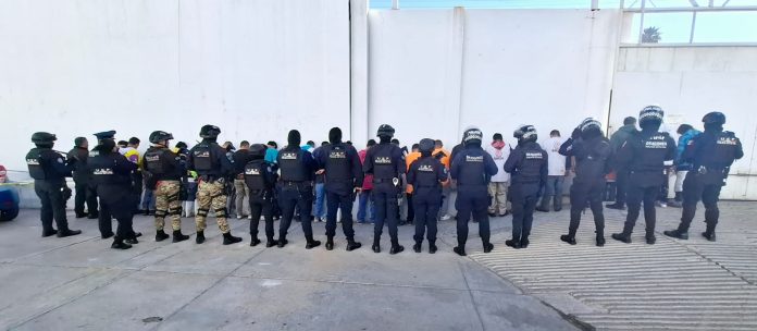 Aguascalientes, Operativo en el Centro Comercial Agropecuario