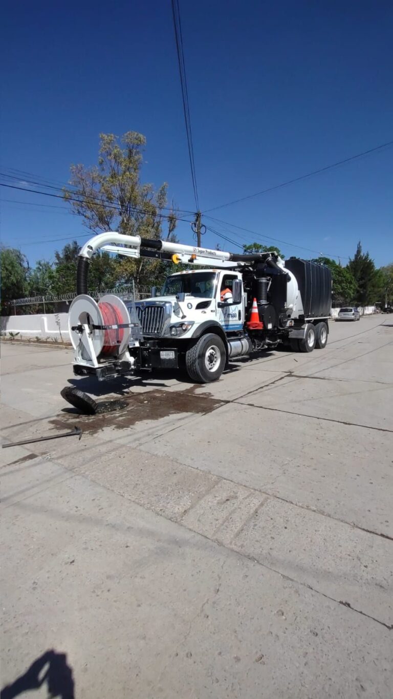 MIAA adquirirá nuevo camión para desazolve de alcantarillado en Aguascalientes