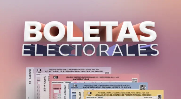 Define IEE diseño de boletas para elección judicial local