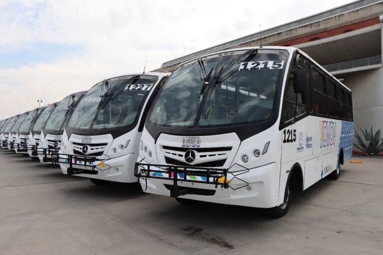 Con nuevos camiones mejora el servicio de transporte público en Aguascalientes