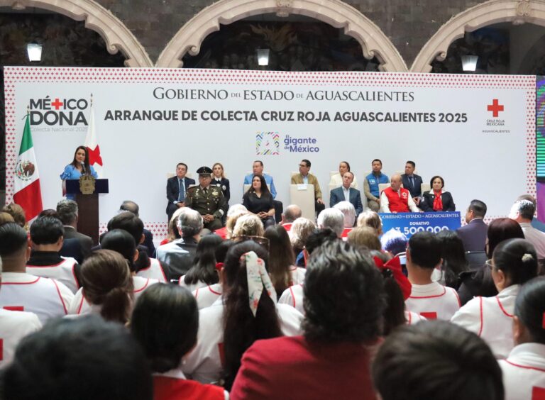 Donativos para la Cruz Roja se recibirían en la Secretaría de Finanzas en Aguascalientes