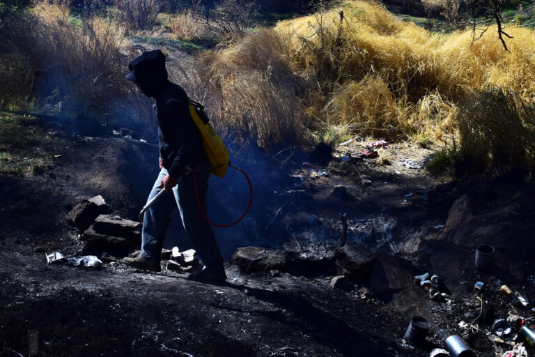 Ardió nuevamente en La Pona en Aguascalientes