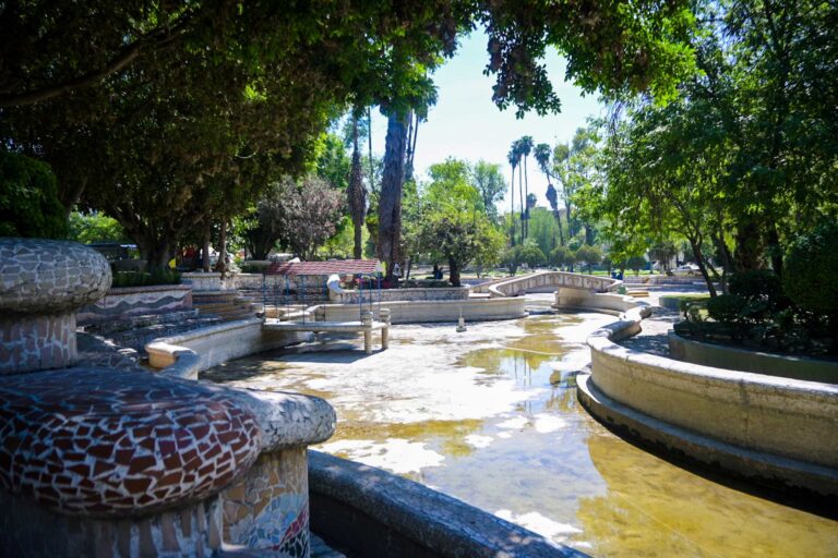 Avanzan trabajos de rehabilitación del lago artificial del parque Miguel Hidalgo
