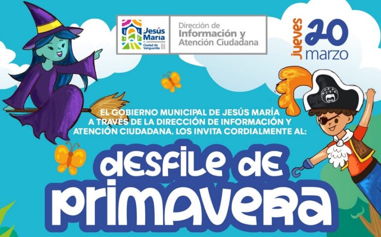 Jesús María se prepara para su tradicional desfile de primavera