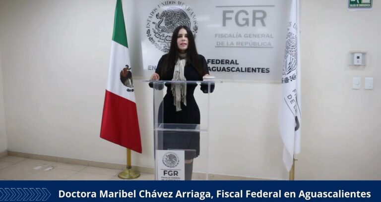 Resultados 2024 de la FGR en Aguascalientes
