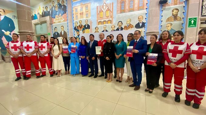 El Congreso de Aguascalientes se suma a la campaña de donativos a favor de la Cruz Roja