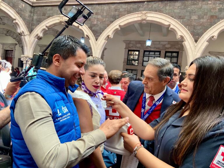 El Congreso local del estado de Aguascalientes se suma a la Colecta Estatal de la Cruz Roja 2025: Luis León