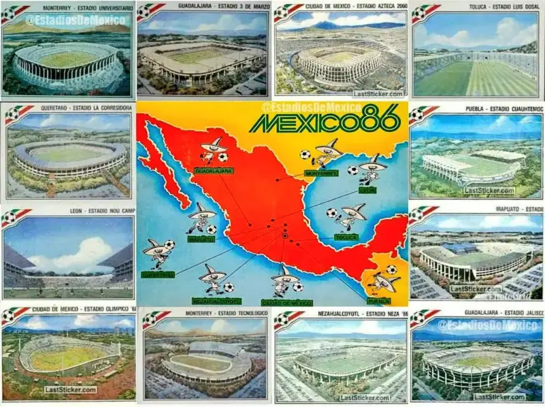 México 86: Un viaje por los 12 estadios que hicieron historia en el Mundial