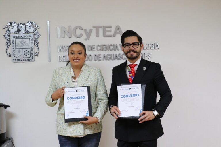 Firman convenio para acercar la ciencia y tecnología a la niñez de Pabellón de Arteaga