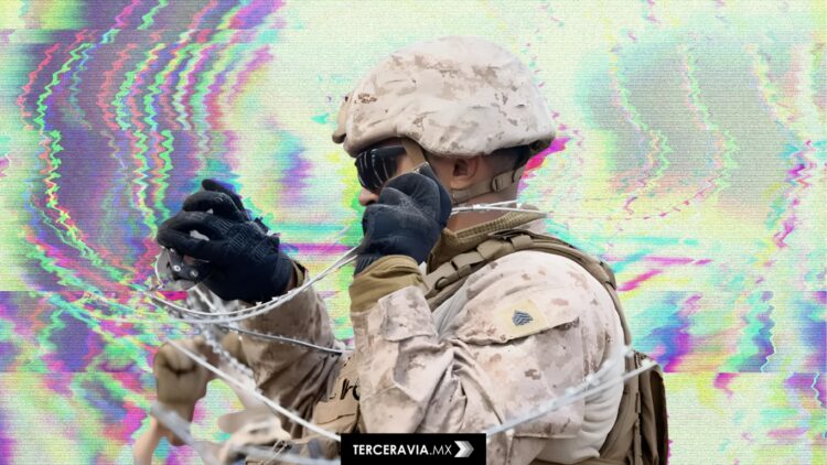 Estados Unidos despliega 3,000 soldados y blindados en la frontera sur y advierte acciones contra México