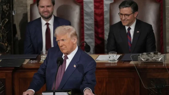 América está de regreso, el triunfalismo de Trump ante su Congreso