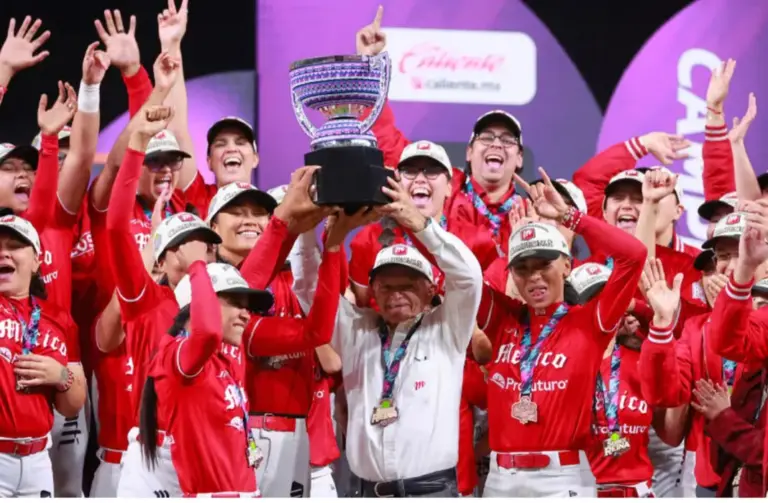 Diablos Rojos Femenil hizo historia y se coronó en la Liga Mexicana de Softbol