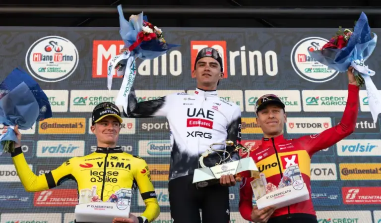 Isaac del Toro hace historia en Italia y conquista la clásica más antigua