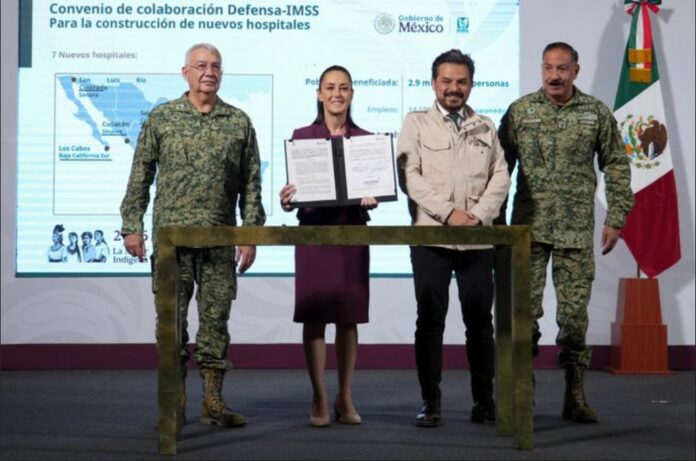 Ingenieros militares construirán siete hospitales del IMSS
