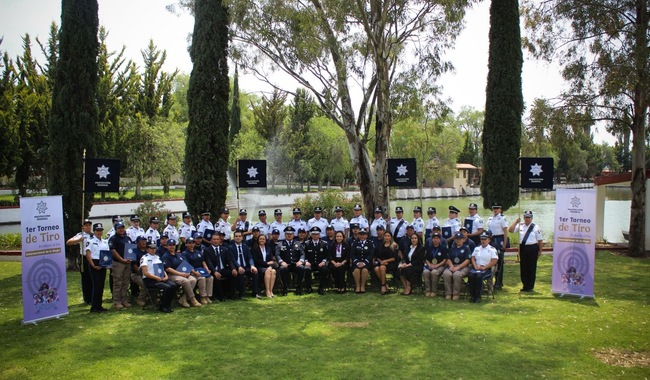 Reconocen a mujeres del SPF en la clausura del primer torneo de tiro